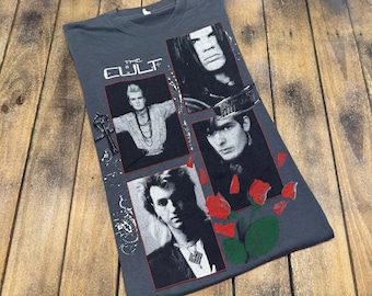 M vintage 1985 The Cult Love t shirt * 80s tour band tee goth glam