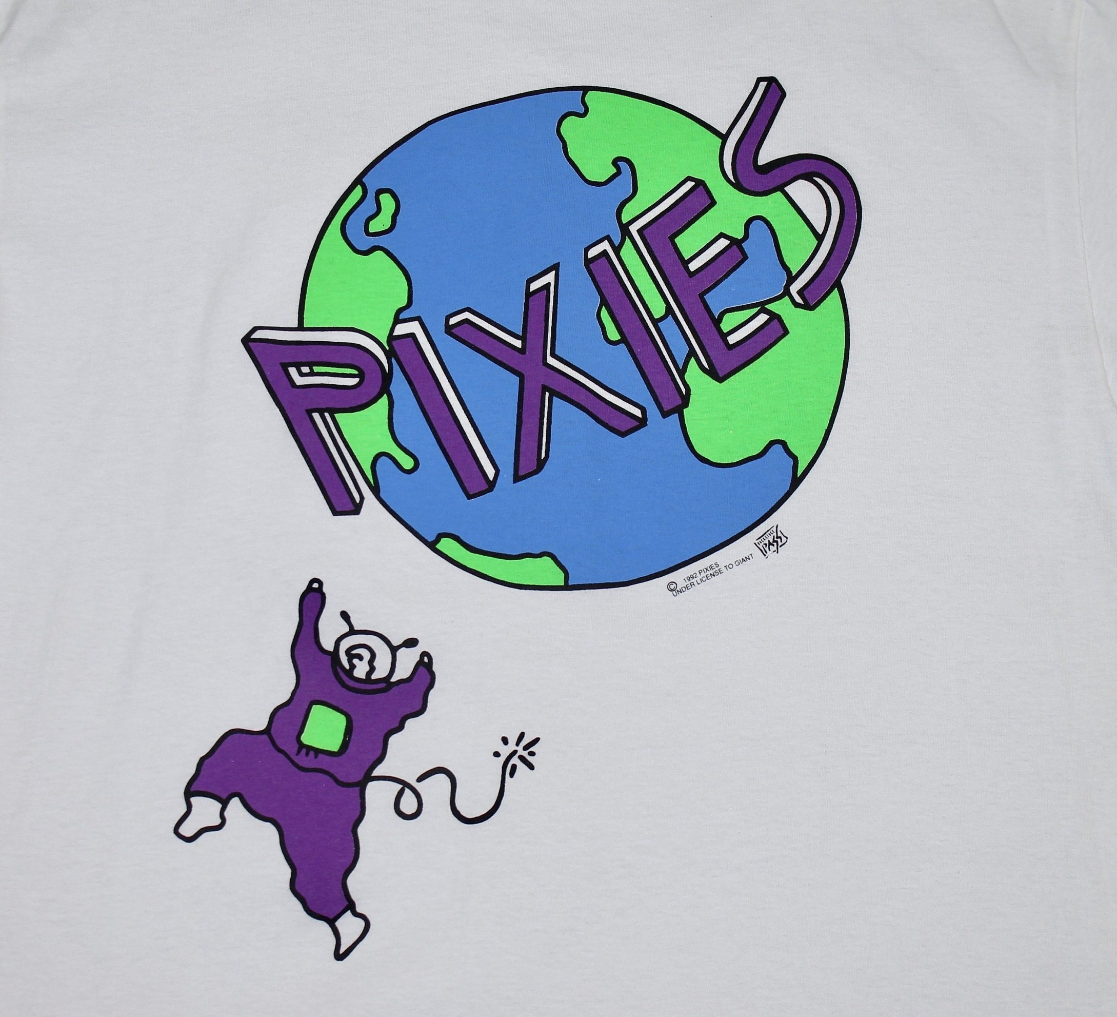 XL * NOS vtg 90s 1992 PIXIES trompe le monde t shirt * the