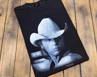 M vintage 1990 Dwight Yoakam there was a way t shirt * country music tour 90s
