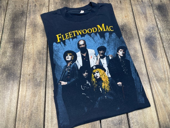 S/M * vintage 1990 Fleetwood Mac t shirt * stevie… - image 1