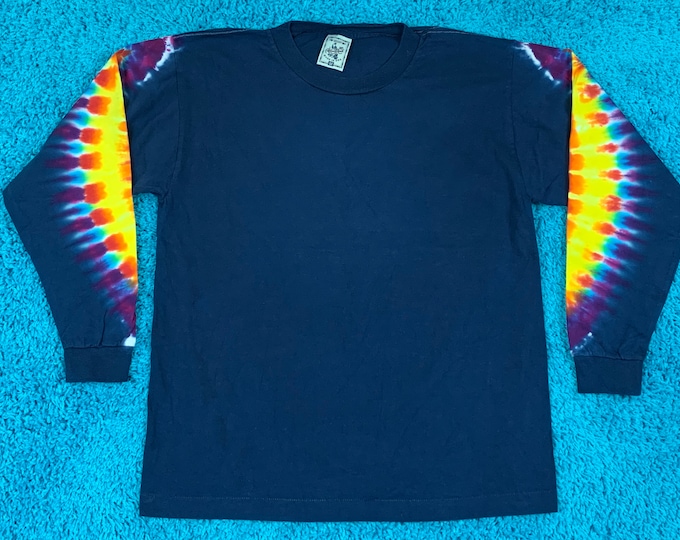 M * nos vtg 90s tie dye t shirt * single stitch * 62.174