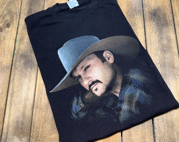 L * vintage Tim McGraw t shirt * concert tour country music