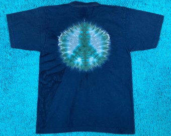 M * vintage 90s tie dye pocket t shirt * single stitch * 78.137