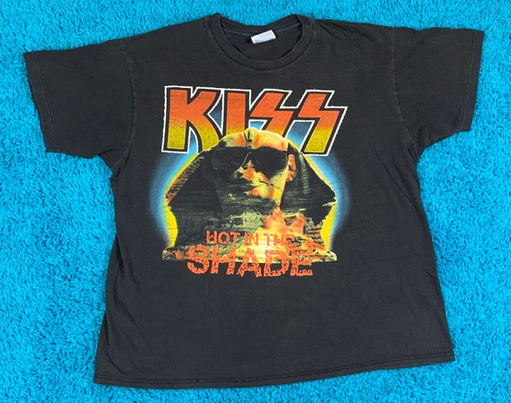 L/XL vtg 1990 KISS hot in the shade t shirt tour large - Etsy 日本