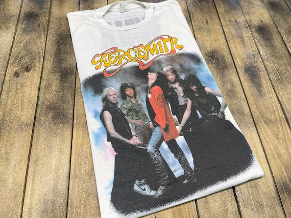 XXL * Vintage 80s Aerosmith Walk This Way T Shirt * Tour 2xl XXL * Vintage 80s Aerosmith Walk This Way T Shirt * Tour 2xl