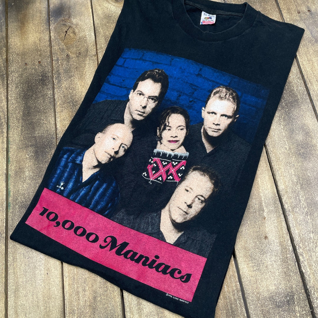 XL * Vintage 90s 1992 10,000 Maniacs Our Time in Eden Tour T Shirt 