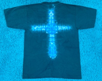 M * vintage 90s tie dye single stitch pocket t shirt * 77.125