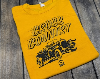 S vintage 1974 Cross Country band atco records t shirt * The Tokens 70s