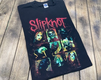 2XL * vintage 2001 Slipknot iowa t shirt * xxl vtg tour nu metal mall goth