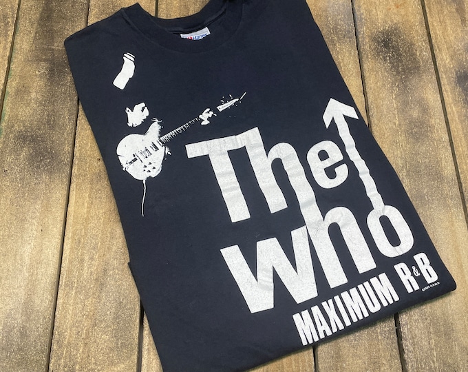 M * The Who maximum r&b The Kids Are Alright 1989 vintage tour t shirt