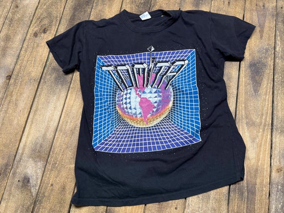 S/M vintage 1986 Isao Tomita battery park NYC t shirt * concert tour electronic music synth trance View 2