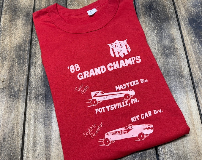 M vintage 1988 Soap Box Derby Pottsville PA t shirt