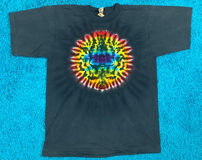 M * vintage 90s tie dye t shirt * single stitch * 77.130