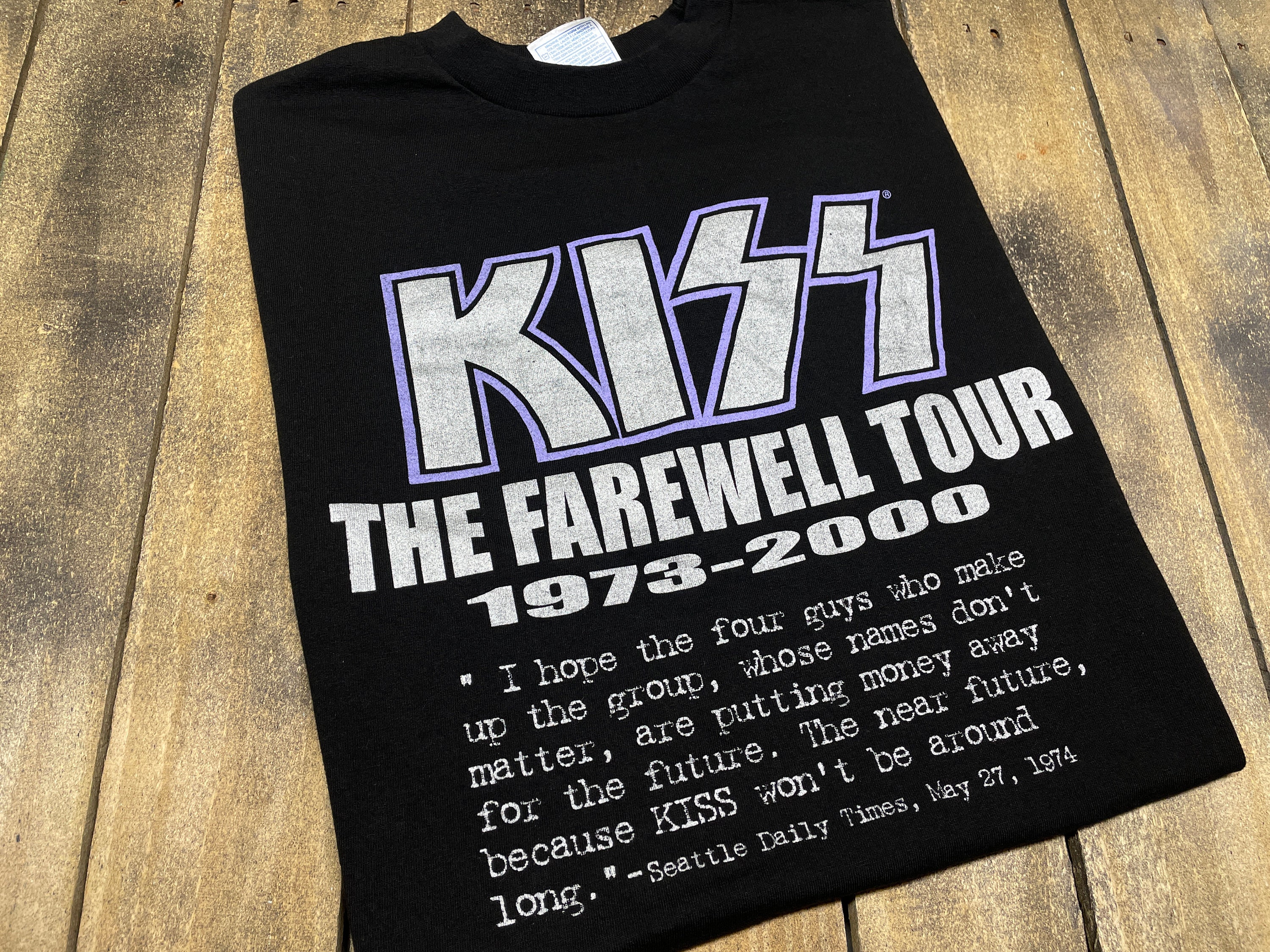 Kiss T-shirt The Farewell Tour 1973-2001- Sayonara Japan