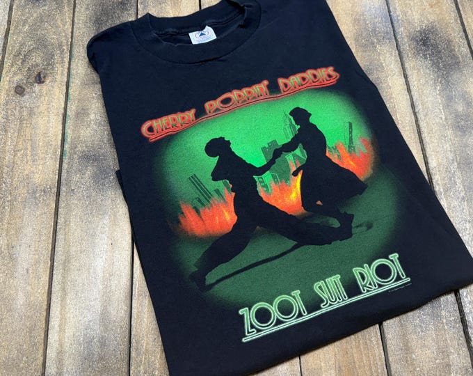 XL vintage 1998 Cherry Poppin Daddies zoot suit riot t shirt * band tour swing ska punk 90s