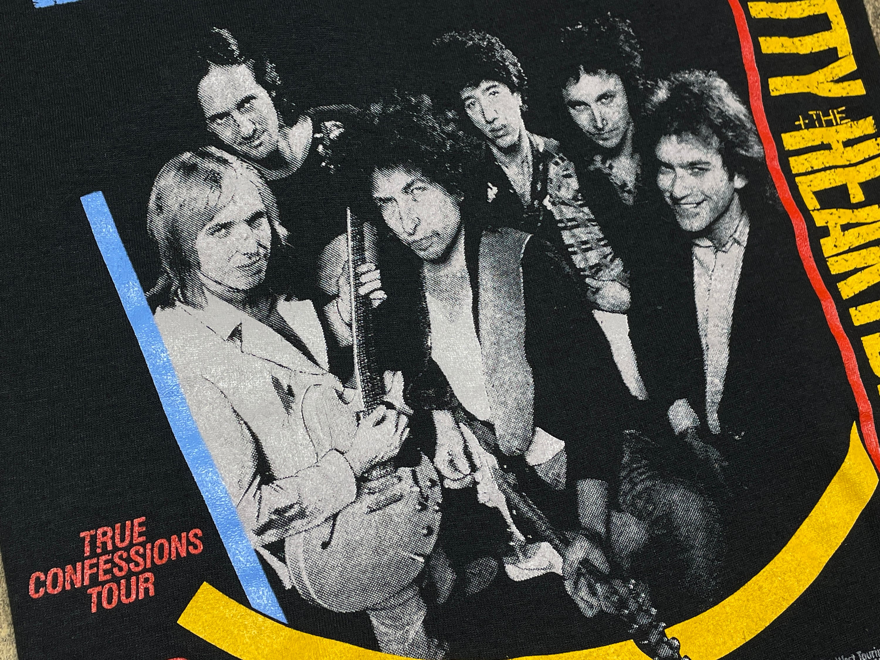 M * vintage 1986 Bob Dylan / Tom Petty tour t shirt * true 