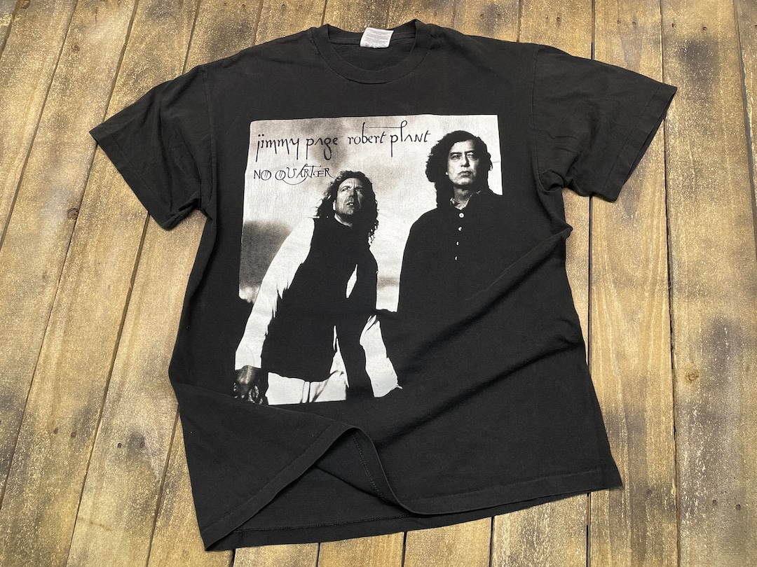 M/L Vintage 90s 1995 Jimmy Page Robert Plant Tour T Shirt - Etsy