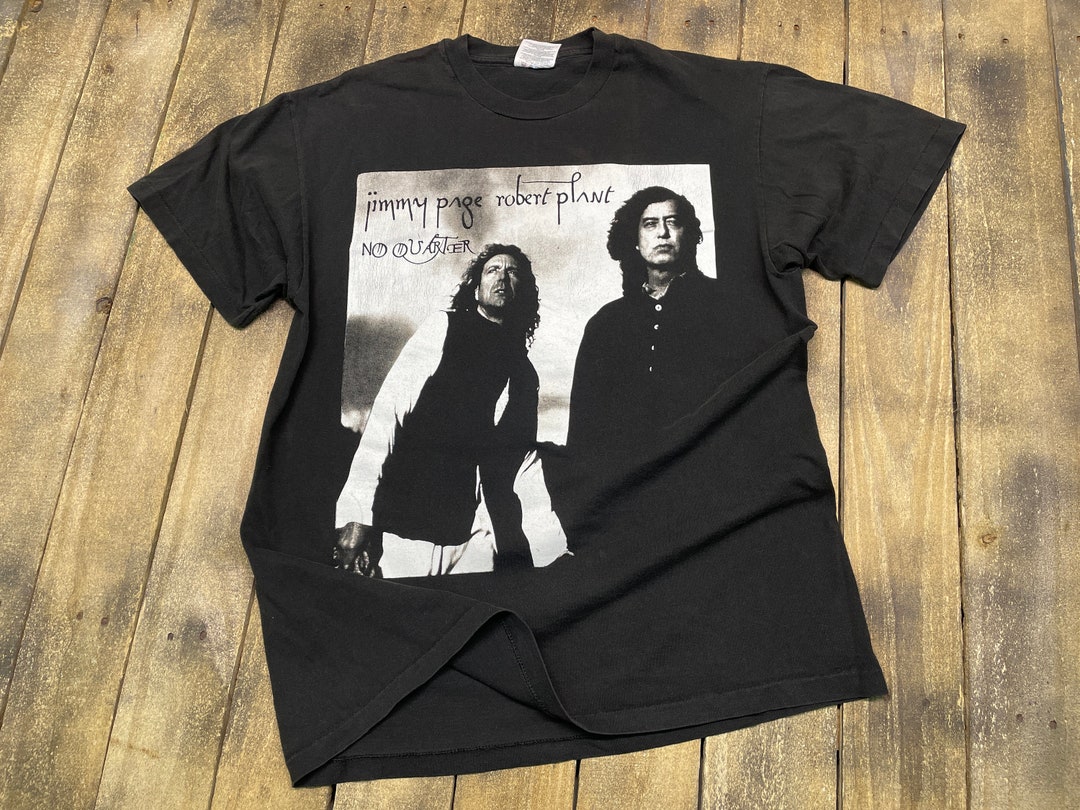 M/L Vintage 90s 1995 Jimmy Page Robert Plant Tour T Shirt - Etsy