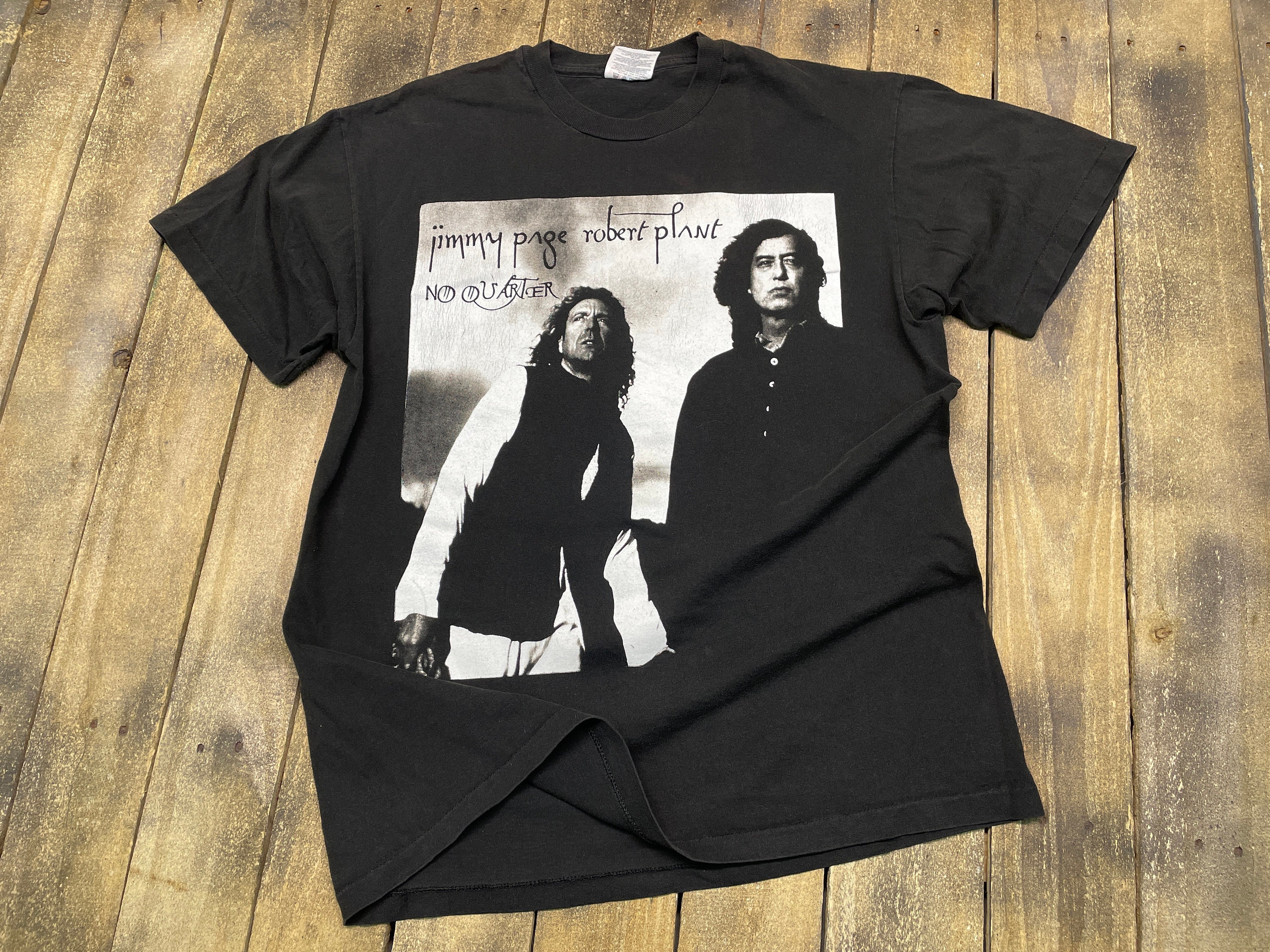 90s Jimmy Page & Robert Plant tシャツ L-