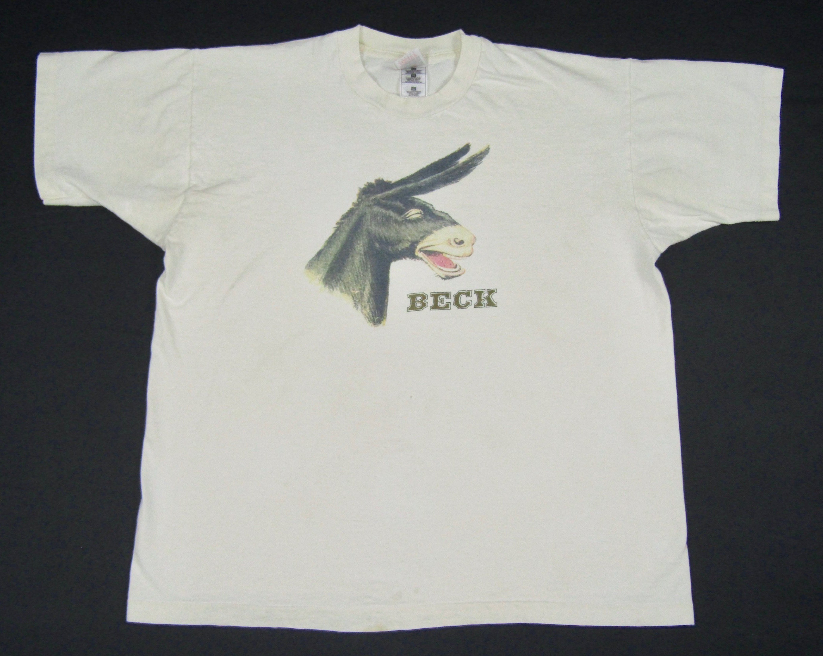 XL * vtg 90s 1996 Beck odelay t shirt * 89.78 mellow gold midnite
