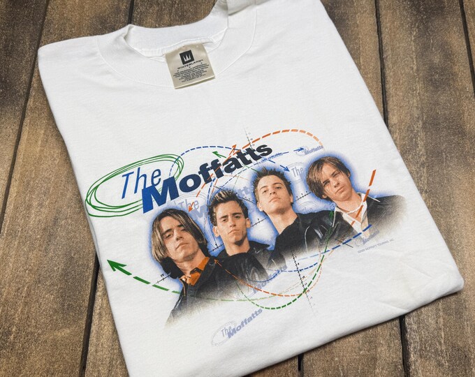 M vintage 2000 The Moffatts  tour t shirt * band pop country y2k