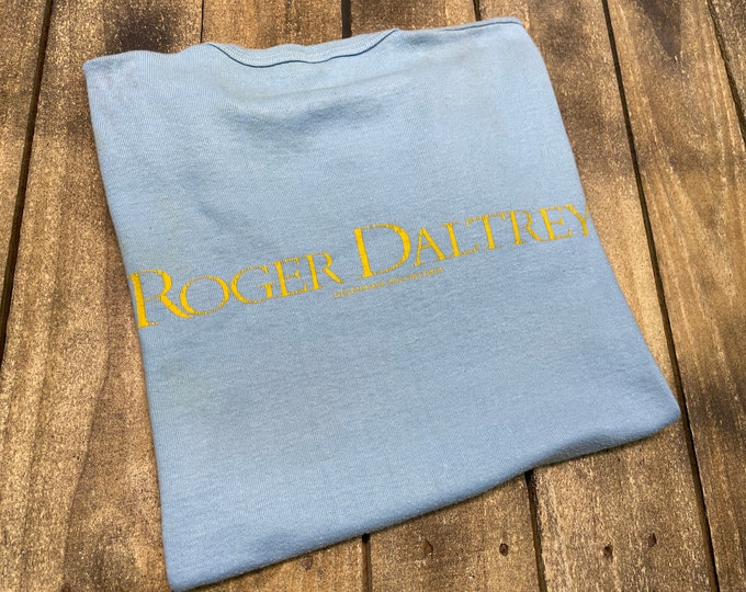 XS * vintage 70s 1977 Roger Daltrey one of the boys promo t shirt * the who solo tour * 70.161