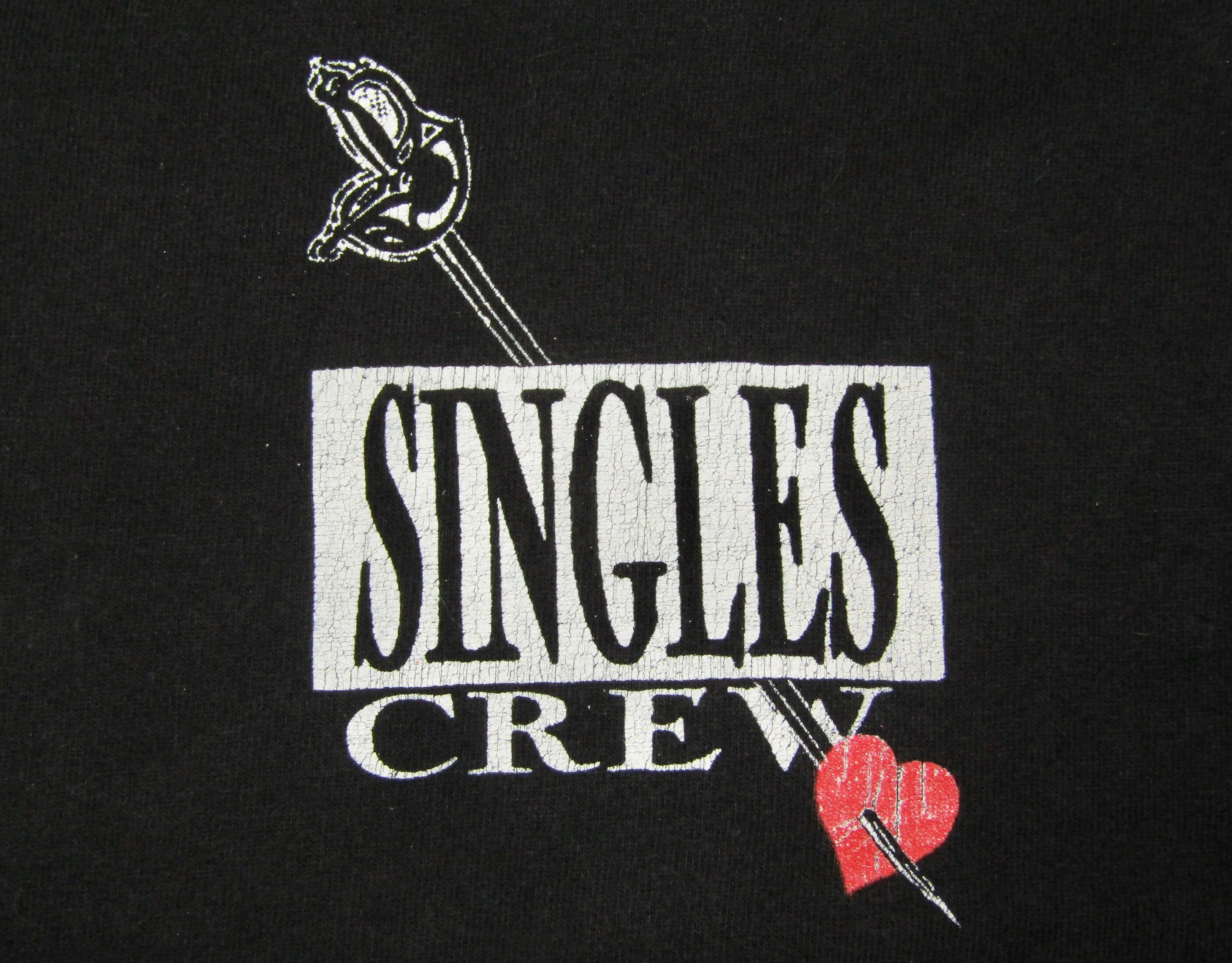 XL * vtg 90s 1991/1992 SINGLES movie cast and crew t shirt 