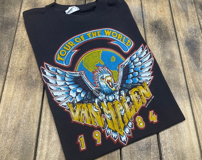 Van Halen 1984 tour vintage t shirt S * 78.140