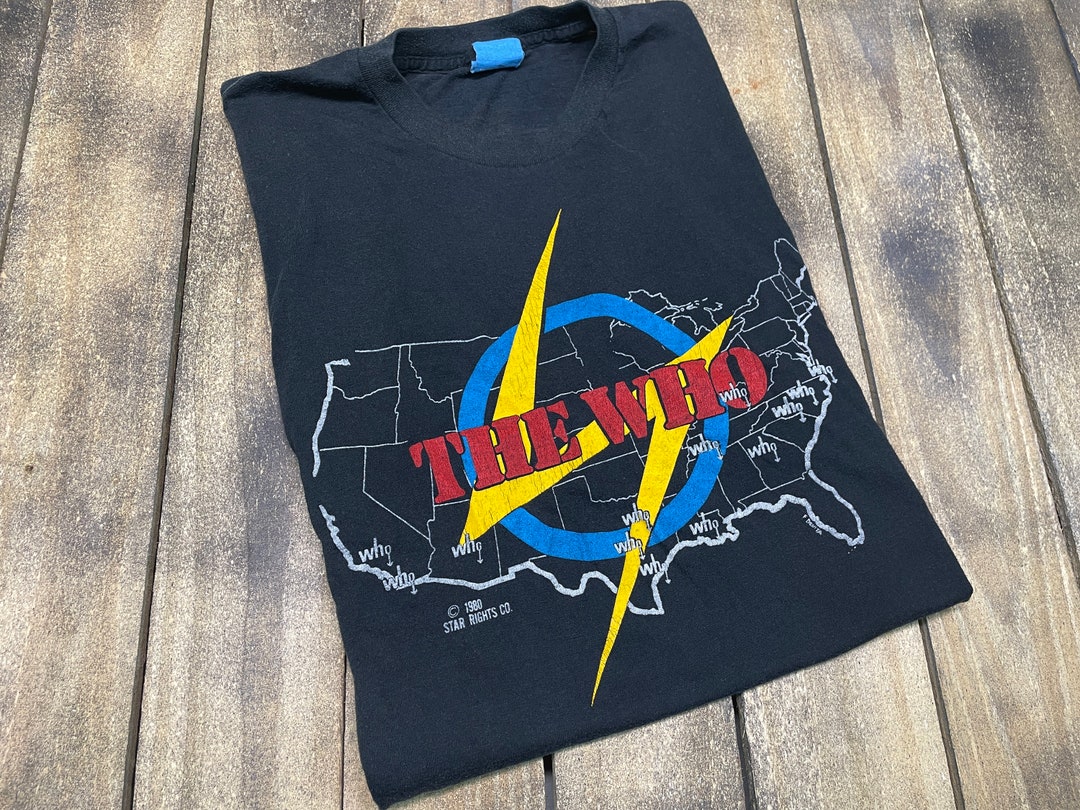 【ヴィンテージ THE WHO ザフー 1981 TOUR Tシャツ】 The Who Vintage T Shirt 1982 Farewell Tour Mens Small 1980s