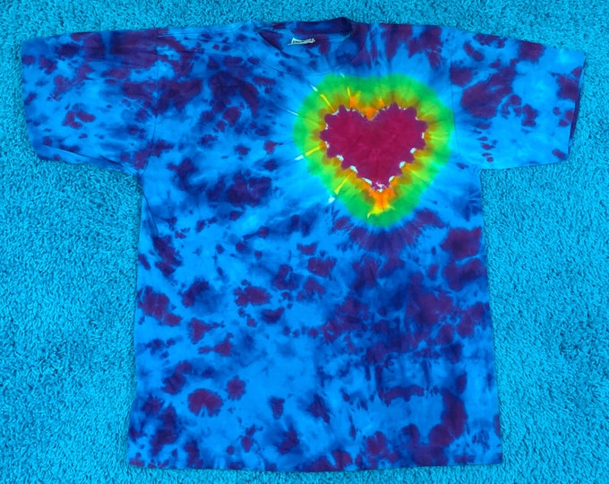 M * vintage 90s tie dye t shirt * single stitch * 61.143