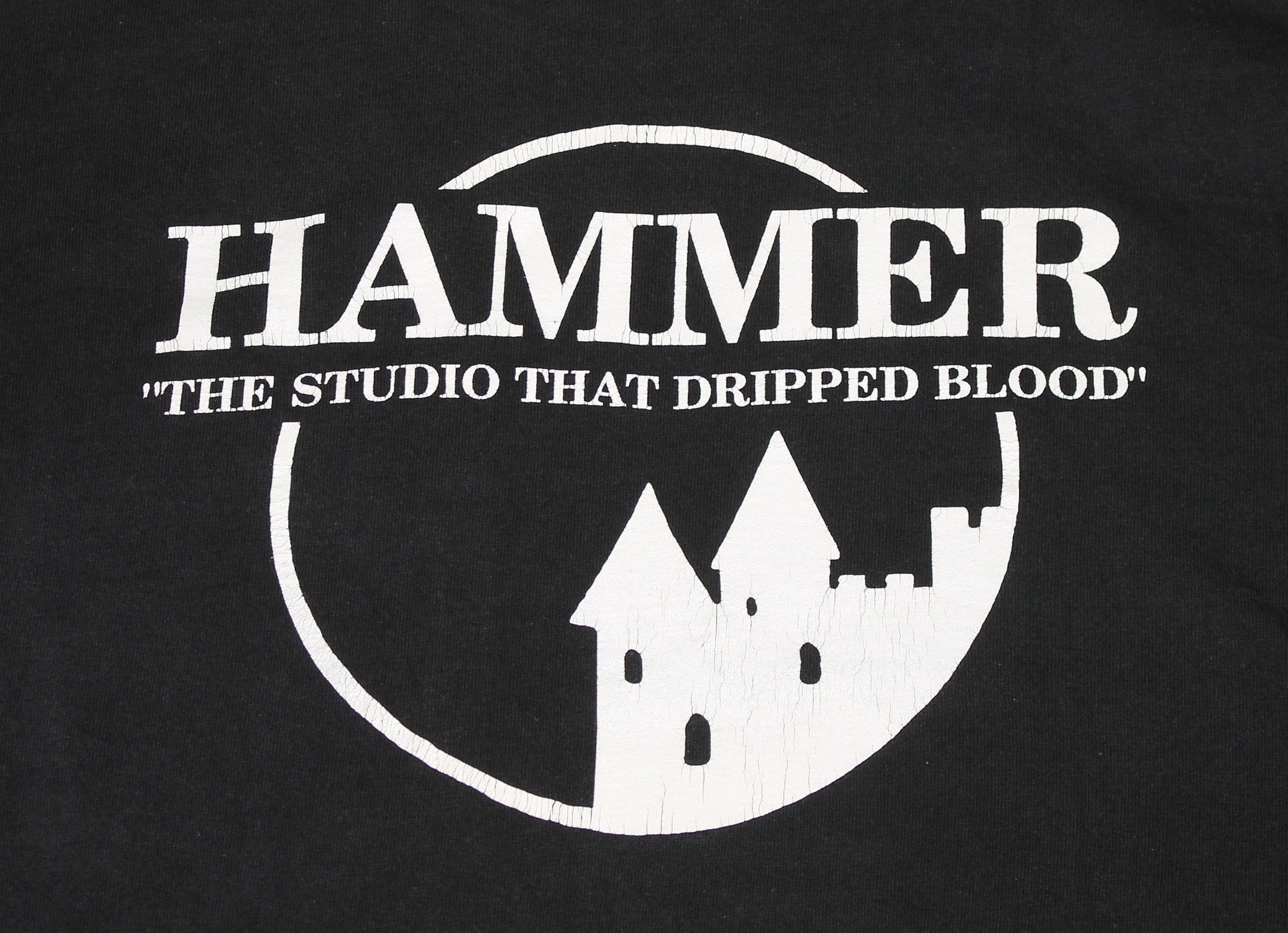 XL * vtg 90s Hammer Film Productions horror movie pocket t shirt * 15.162  monster, image size:2119x1535