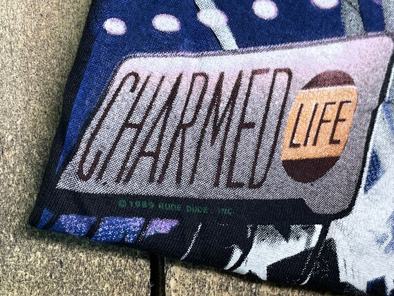 S/M * vintage 80s 1989 Billy Idol charmed life t shirt * concert 