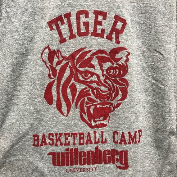 XS vtg 80s Wittenberg University Tigers basketbal… - image 3