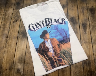 XXL vintage 1989 1990 Clint Black Loving Blind t shirt * country music tour band tee concert vtg 80s 90s