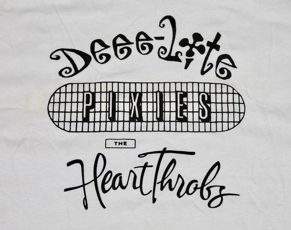 XXL * NOS vtg 90s Pixies Deee Lite The Heart Throb