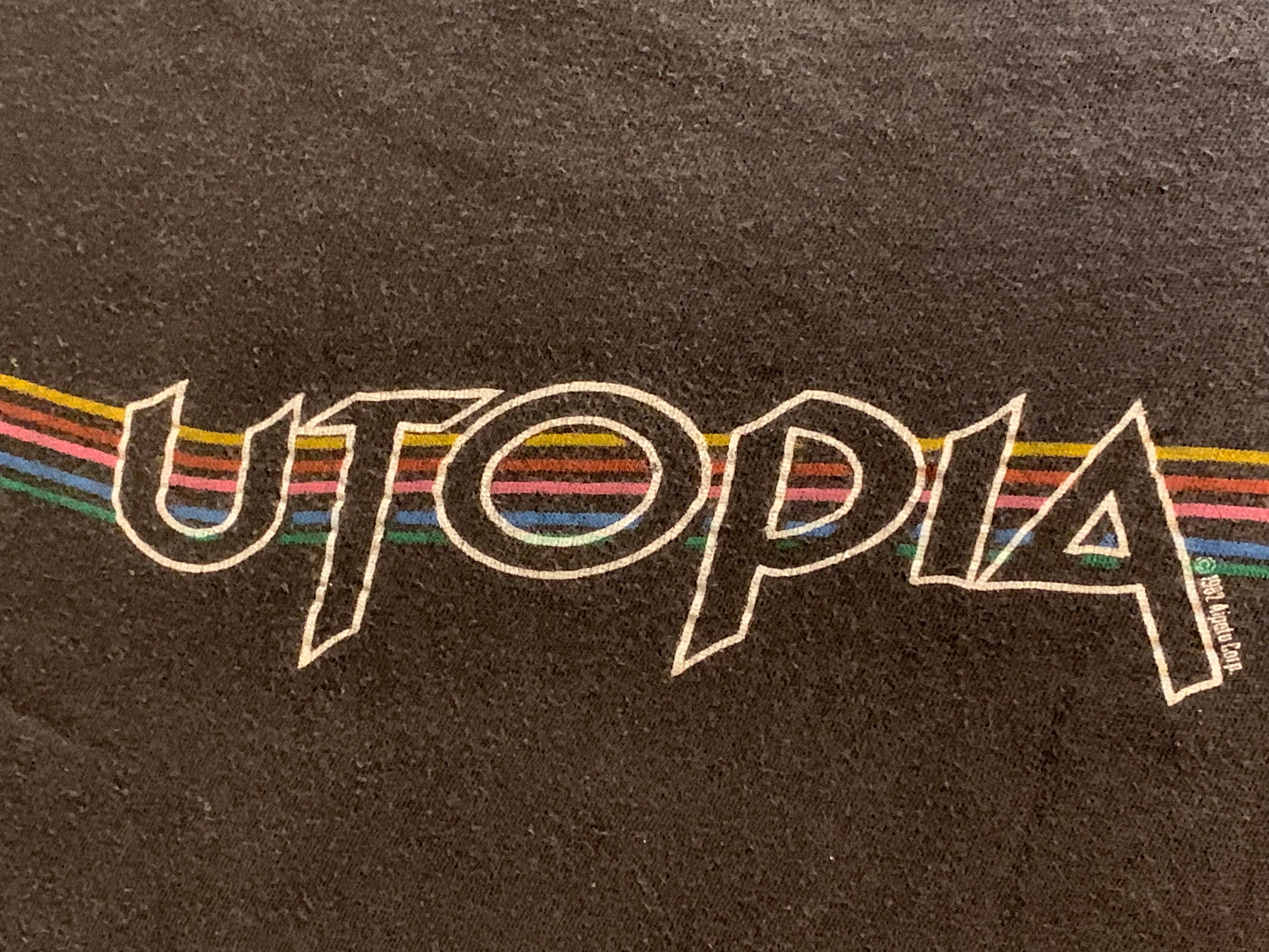 S * vtg 80s 1982 Utopia tour t shirt * todd rundgren * 88.82