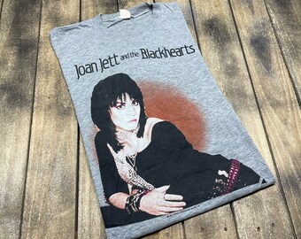 M/L * vintage 80s 1984 Joan Jett and the Blackhearts t shirt * medium large concert tour * 75.159