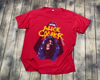 M/L * vintage 80s 1986 Alice Cooper the nightmare returns tour t shirt * medium large horror * 36.174