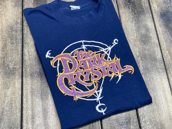 S * vintage 80s 1982 The Dark Crystal movie t shi… - image 1