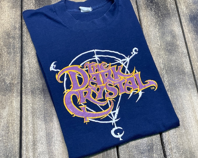 S * vintage 80s 1982 The Dark Crystal movie t shirt * Jim Henson * 44.190