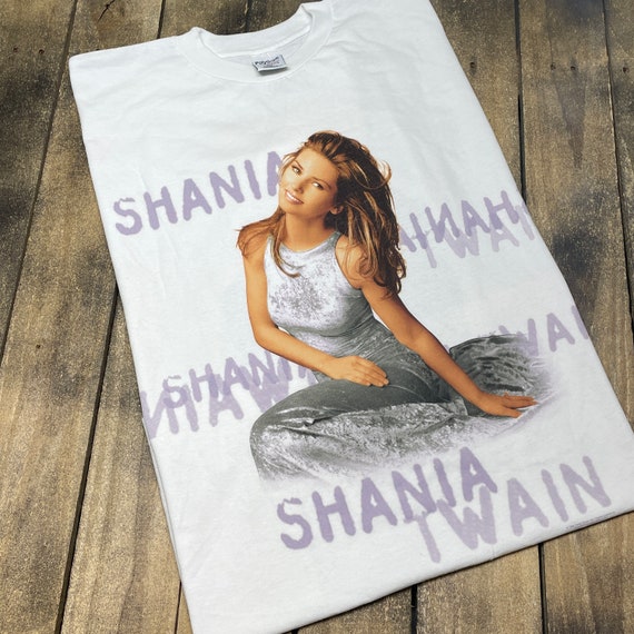 XL Vintage 90s 1998 Shania Twain T Shirt * Country Music Tour Come