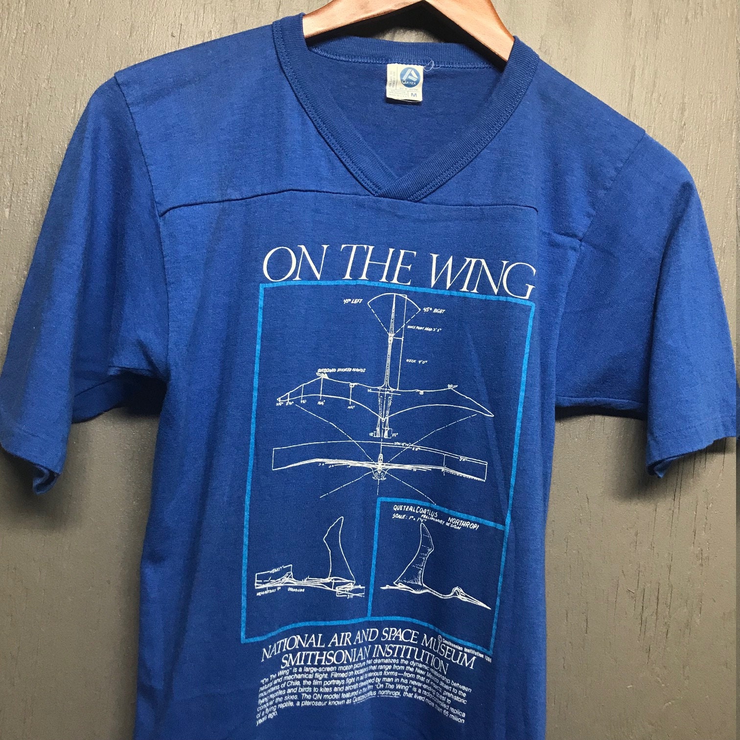 XS vtg 80s 1986 Smithsonian Air And Space Museum t shirt