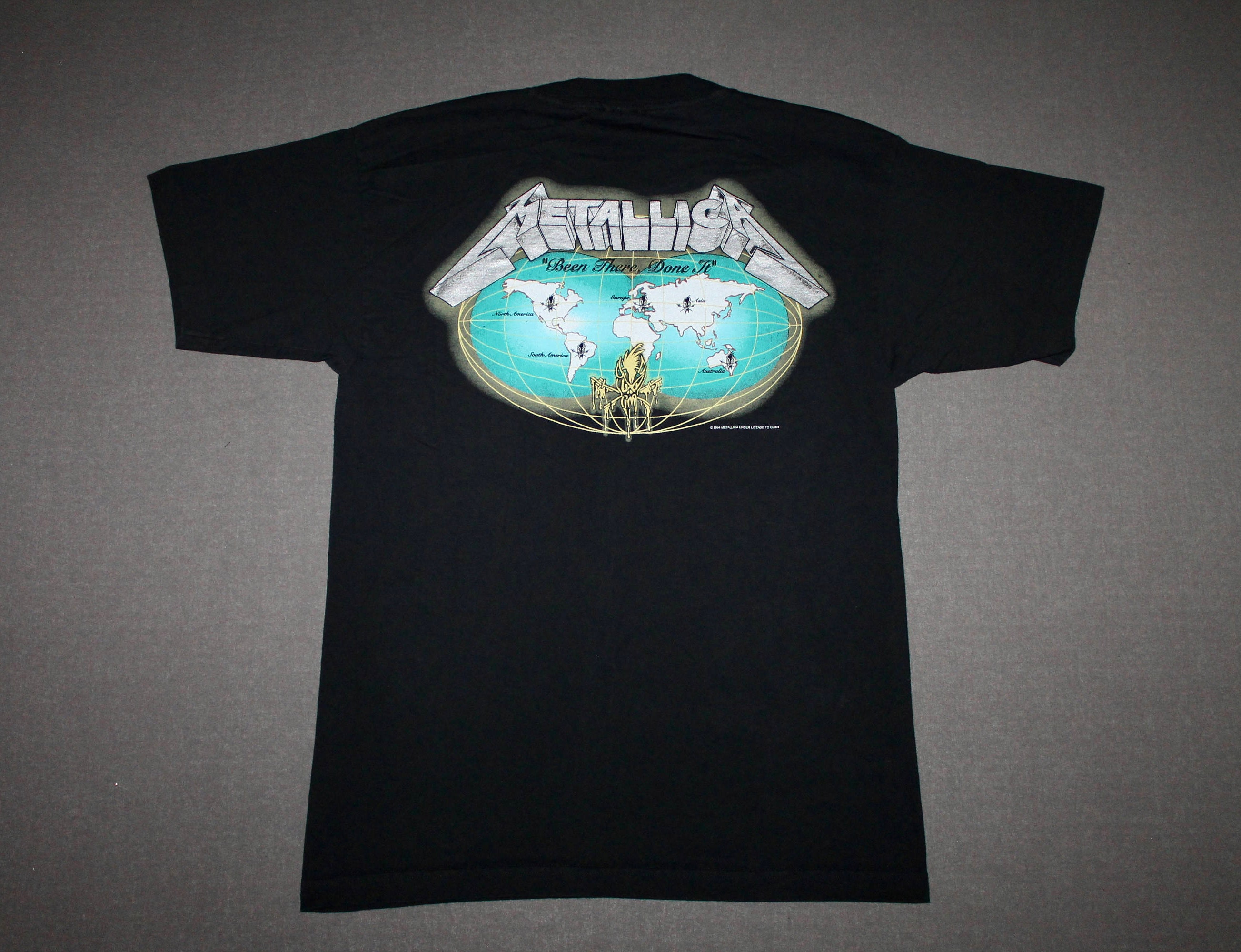 XL * vtg 90s 1995 METALLICA been there done that tour t shirt
