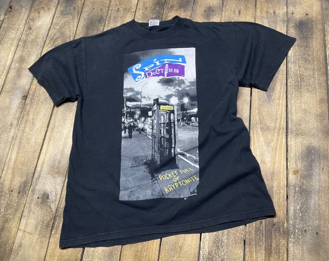 L * Spin Doctors pocket full of kryptonite 1993 vintage tour t shirt * 77.145
