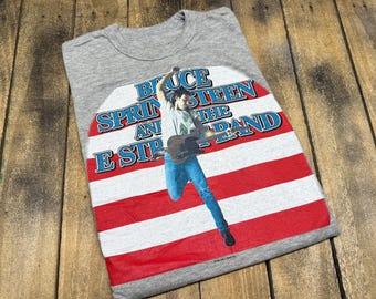 M * vintage 1984 Bruce Springsteen Born In The USA tour t shirt * concert 80s