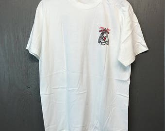 【レア】Hanes90s Tshirt Lou'srestaurantsizeL L Nos Vintage 90s 1995 Deez Nuts Strip Club T Shirt * Nutz