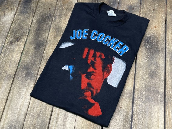 S/M * vintage 80s 1988 Joe Cocker tour t shirt * … - image 1