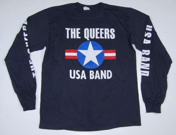 M * NOS vtg 90s The Queers lookout records long sl