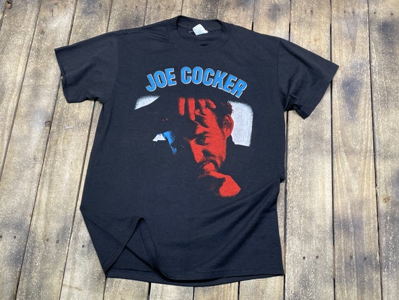 S/M * vintage 80s 1988 Joe Cocker tour t shirt * … - image 2