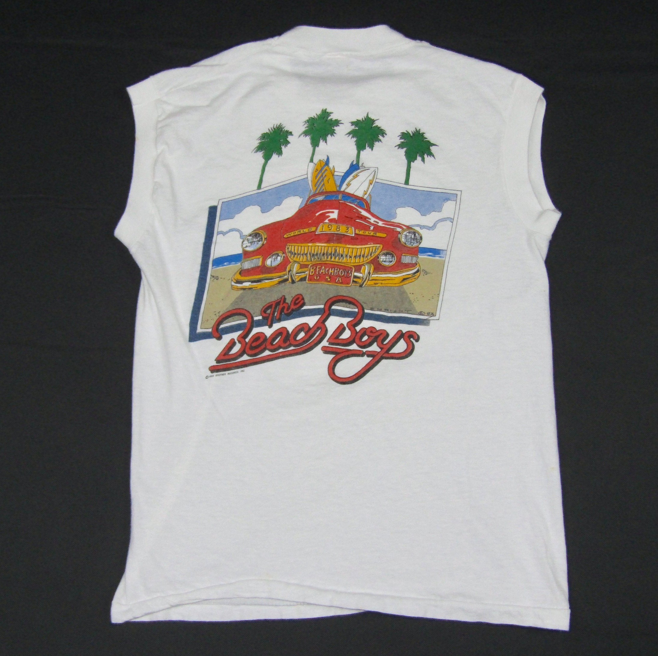 S * vtg 80s 1983 The Beach Boys muscle tour t shirt * 68.150